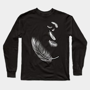 Falling Feathers Long Sleeve T-Shirt